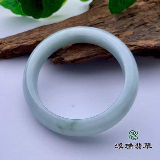 派瑞翡翠 翡翠手镯 糯种 绿色 商品图3