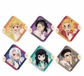 ufotable 鬼灭之刃 2023白色情人节 钻石形徽章 吧唧 B盒 6包/盒 国谷