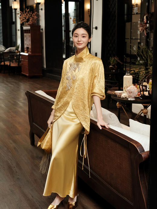 盛唐婧| 鎏光串珠衬衫 商品图4