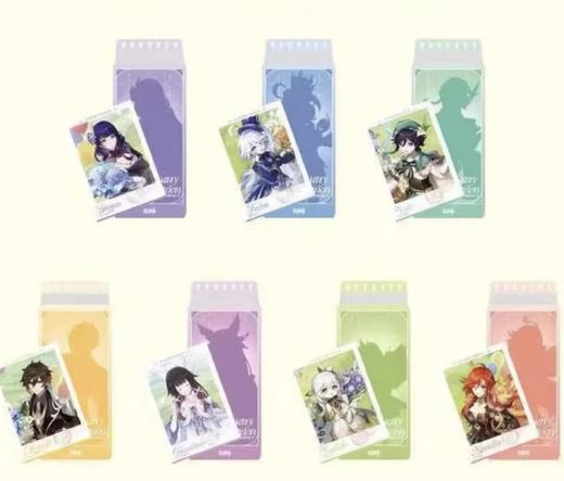 miHoYo 米哈游/原神 周年庆典系列 撕拉拍立得 7包/盒 国谷 商品图0