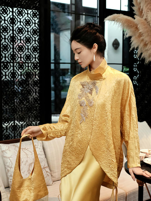 盛唐婧| 鎏光串珠衬衫 商品图5