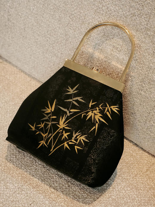 盛唐婧| 上久楷宋锦竹纹手拎包[特价品] 商品图2