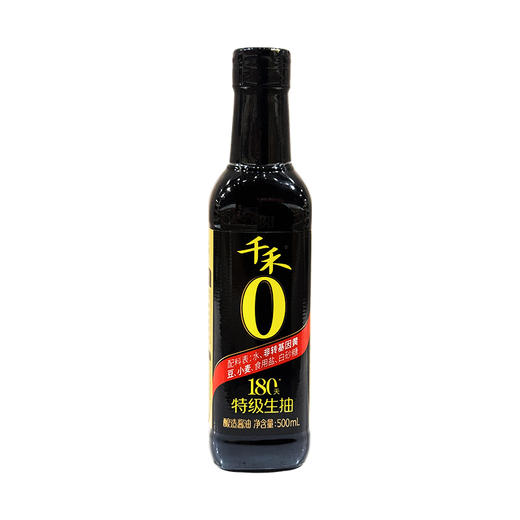 千禾零添加酱油180天500ml/瓶 商品图5