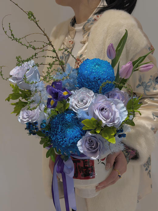 花开富贵瓶插花（带花瓶） 商品图2