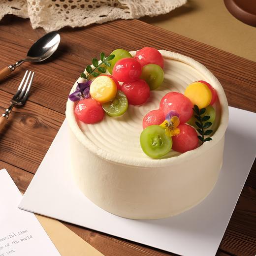 【提提瓜奶冻斑斓蛋糕】叮当热卖蛋糕-鲜果奶油蛋糕 商品图0