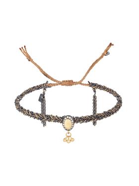 订购8周到｜Marie Laure Chamorel-N° 931-焦糖色 编织 手链［法国设计师］