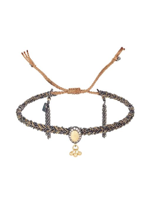 订购8周到｜Marie Laure Chamorel-N° 931-焦糖色 编织 手链［法国设计师］ 商品图0