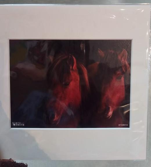 双骏红马版画 商品图1