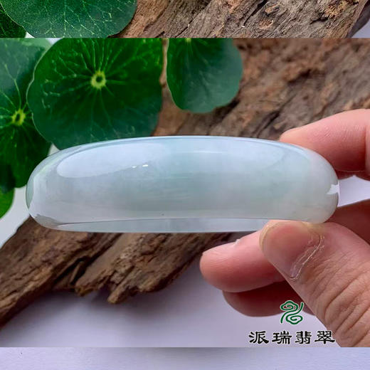 派瑞翡翠 翡翠手镯 糯种 绿色 商品图2