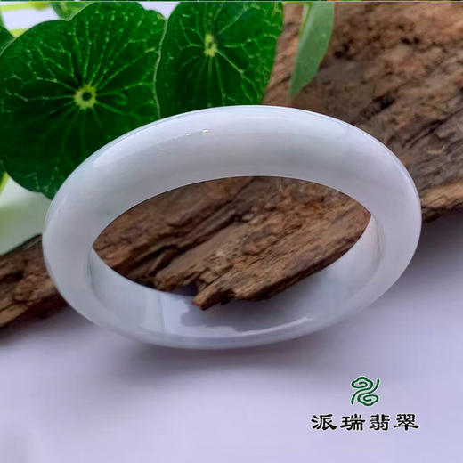 派瑞翡翠 翡翠手镯 糯种 绿色 商品图0