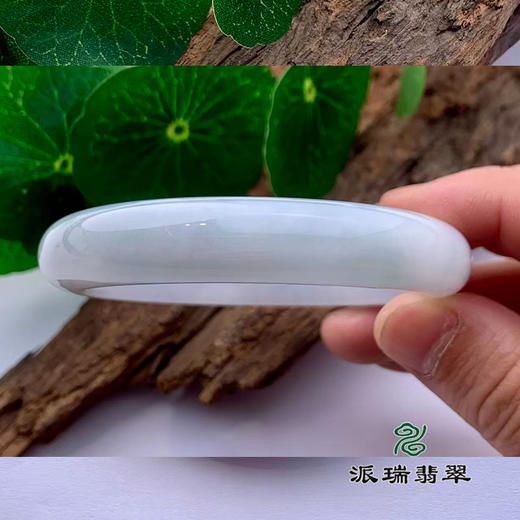 派瑞翡翠 翡翠手镯 糯种 绿色 商品图2