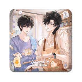 伪装学渣 恋人厨房 方形徽章 吧唧 耽美 国谷