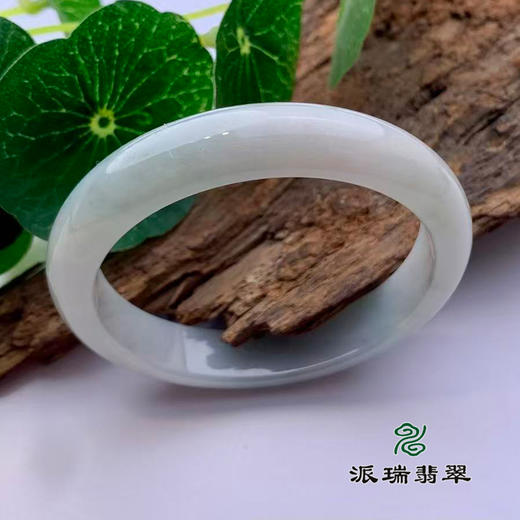 派瑞翡翠 翡翠手镯 糯种 绿色 商品图0