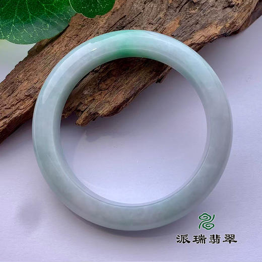派瑞翡翠 翡翠手镯 糯种 绿色 商品图1