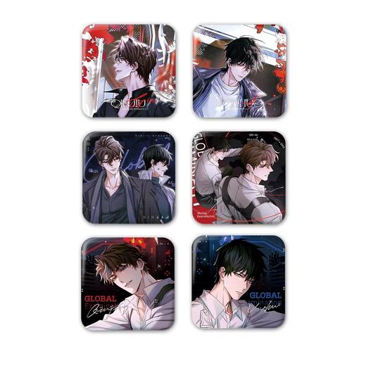 栗汀 全球高考 五期 徽章 吧唧 6包/盒 国谷 耽美 商品图0