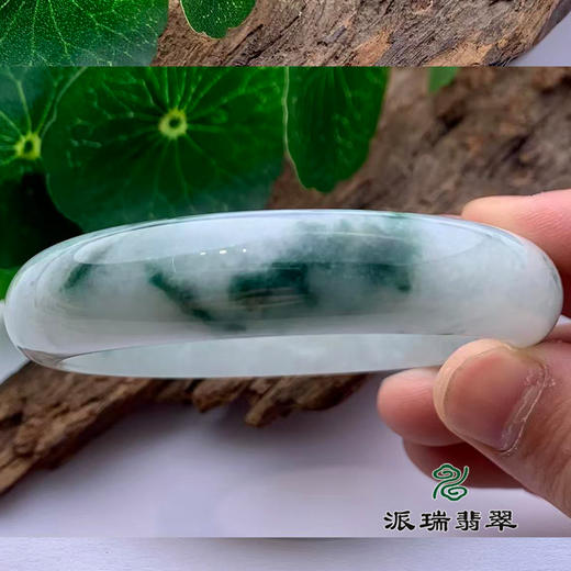 派瑞翡翠 翡翠手镯 糯种 绿色 商品图2