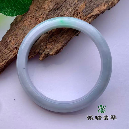 派瑞翡翠 翡翠手镯 糯种 绿色 商品图1