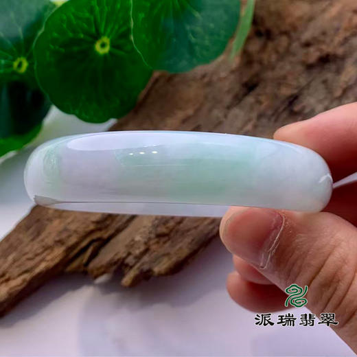 派瑞翡翠 翡翠手镯 糯种 绿色 商品图2