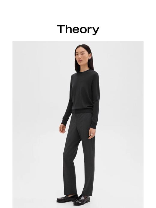 美利奴羊毛深灰针织衫 商品图9