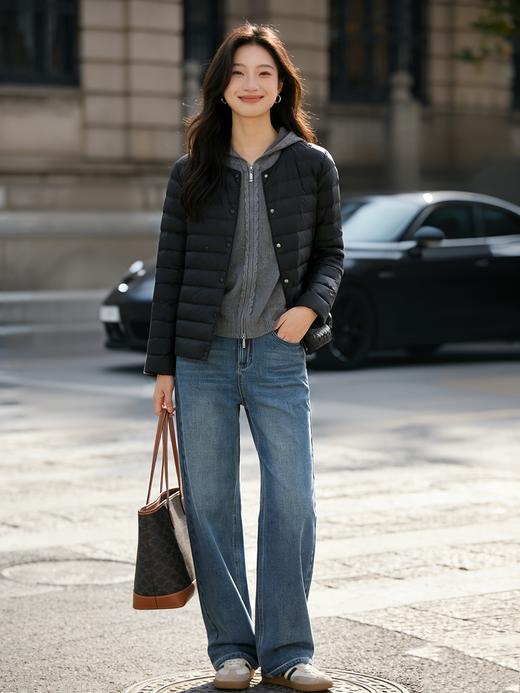 现货热销100+【保温层羽绒服】臣禾 无龄加分羽绒服 圆领/V领随心切换JZ244070252 商品图3