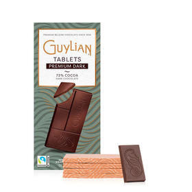 吉利莲 比利时72%可可黑巧克力 100g