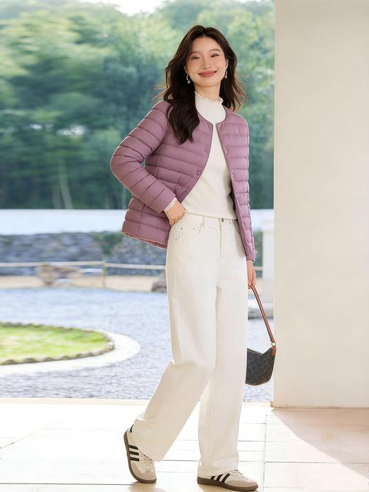 现货热销100+【保温层羽绒服】臣禾 无龄加分羽绒服 圆领/V领随心切换JZ244070252 商品图4