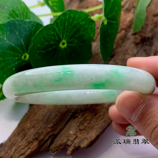 派瑞翡翠 翡翠手镯 糯种 绿色 商品图1