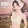 好奇蜜斯法式内衣女纯欲文胸罩套装大胸显小胸无钢圈26夏三角杯黄-玛丽恩 商品缩略图3