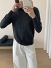 美利奴羊毛深灰针织衫 商品缩略图2