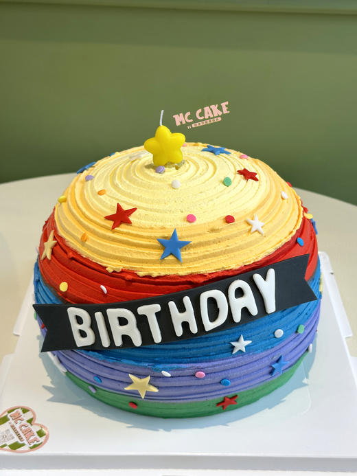 彩虹星球/球形蛋糕【注意重色素】 商品图1