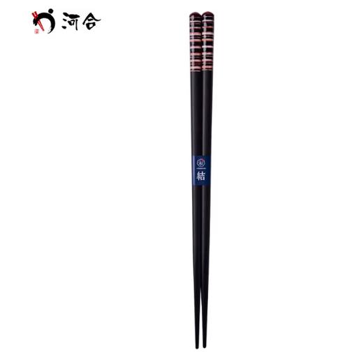 日本进口河合kakai红色条纹筷子 商品图0