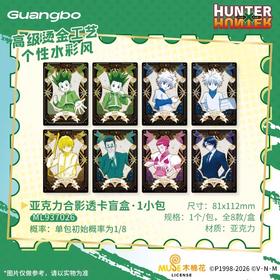 全职猎人 亚克力合影透卡 8包/盒 国谷