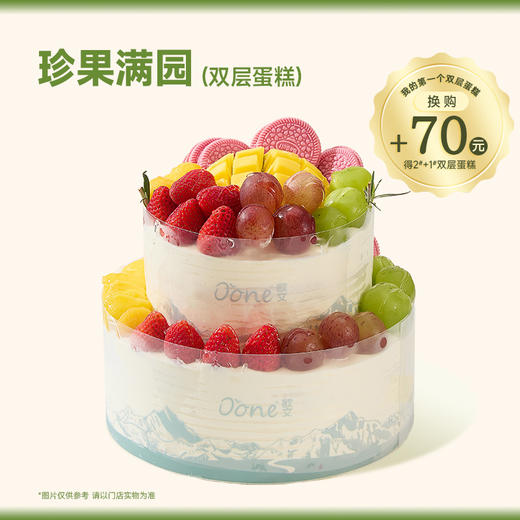 珍果满园双层蛋糕 商品图0