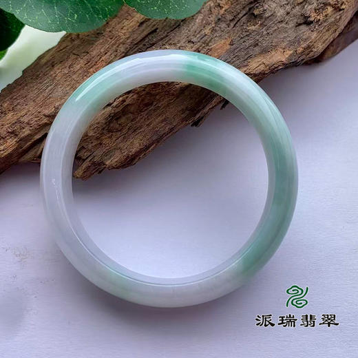 派瑞翡翠 翡翠手镯 糯种 绿色 商品图1