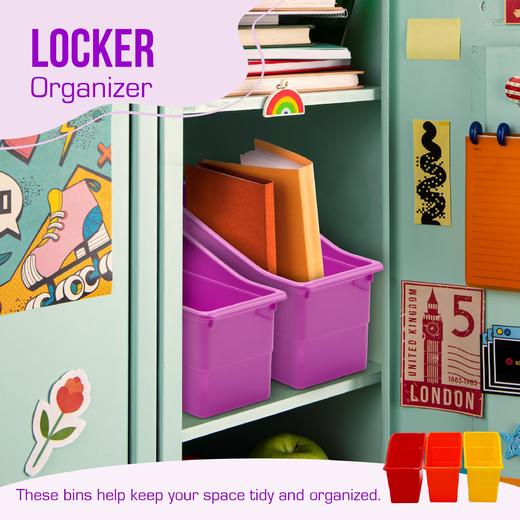 【美国沃尔玛热卖 6个装】高品质塑料立式储物盒 多种用途桌面收纳 图书玩具活页夹收纳 商品图6