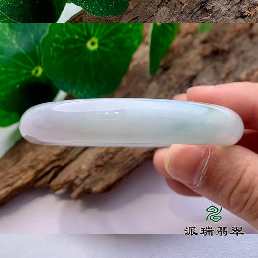 派瑞翡翠 翡翠手镯 糯种 绿色 商品图2