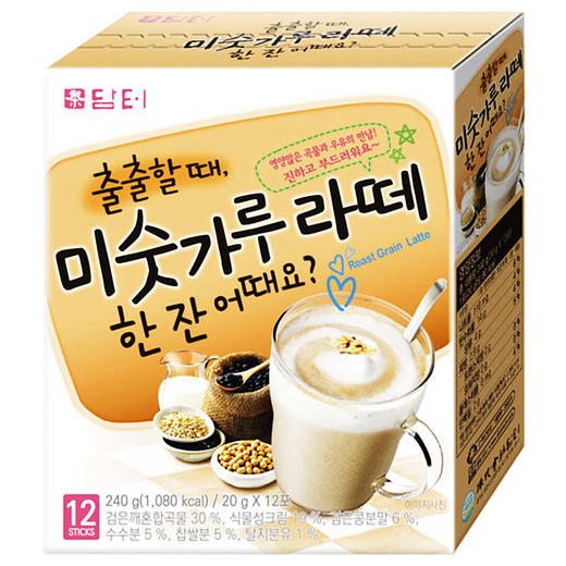 丹特炒米面拿铁(20gx12)담터 미숫가루 라떼 商品图0
