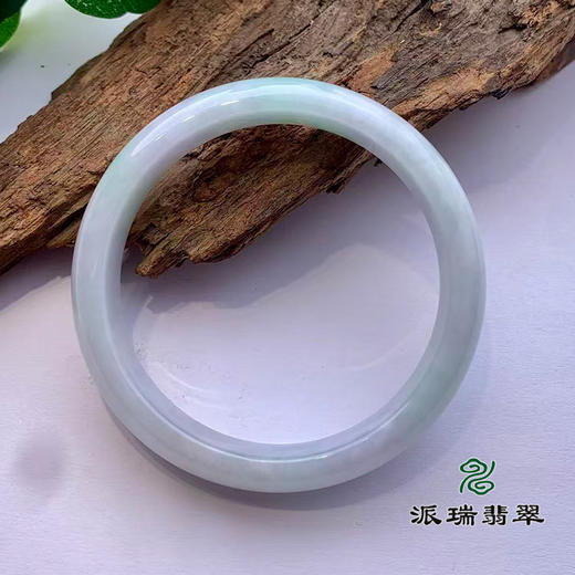 派瑞翡翠 翡翠手镯 糯种 绿色 商品图1