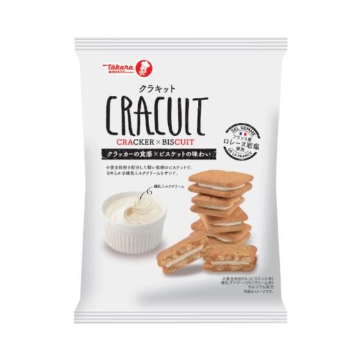 宝制果 炼乳牛奶味夹心饼干 100g 商品图0