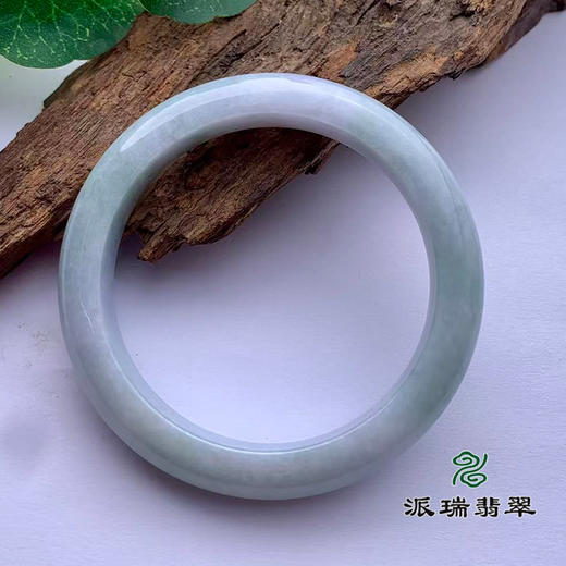 派瑞翡翠 翡翠手镯 糯种 绿色 紫色 商品图1