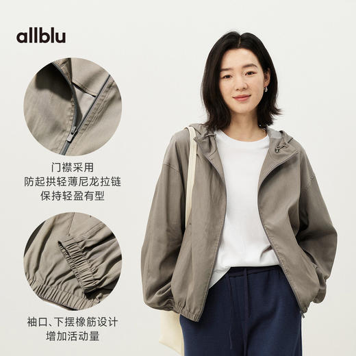 【春Vol.4】allblu女装“有型不易皱”26春夏【Coknit多重织】桉树垂感外套ZY 商品图4