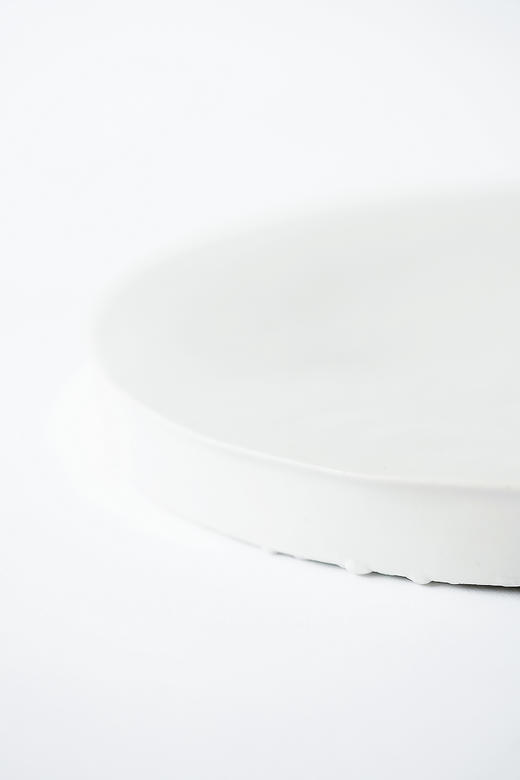 田中茂雄06白瓷｜9寸台皿 商品图3