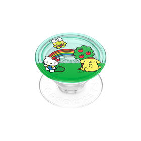 【Hello Kitty和朋友们】乐园玩耍中 泡泡骚 x Hello Kitty合作系列 POPGRIP泡泡骚手机粘贴式气囊支架 Graphic平面系列 彩色