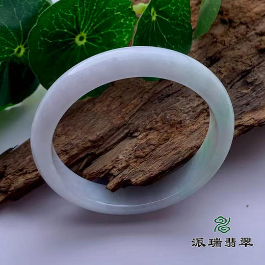 派瑞翡翠 翡翠手镯 糯种 绿色 商品图0