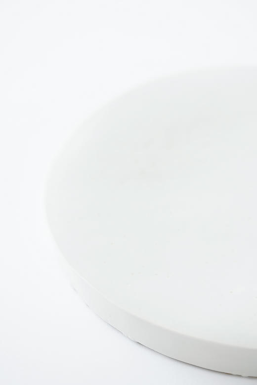 田中茂雄06白瓷｜9寸台皿 商品图1
