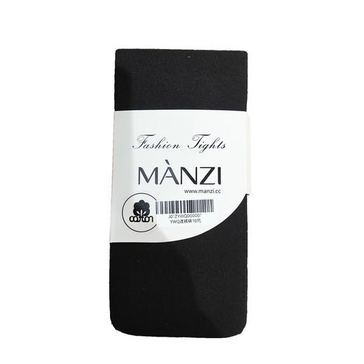 曼姿MANZI春季中厚棉质脚踩/踏连裤袜 全棉打底袜子 女 商品图0