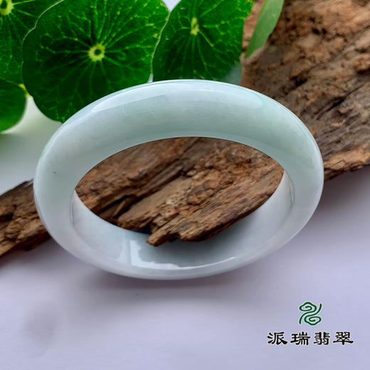 派瑞翡翠 翡翠手镯 糯种 绿色 商品图0
