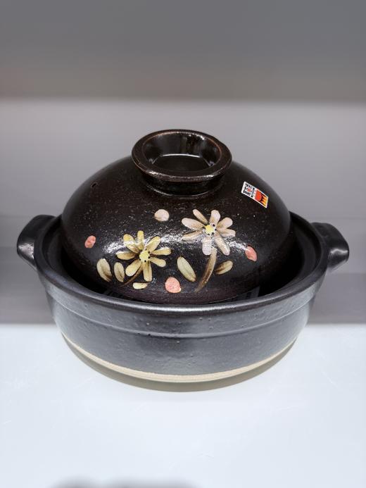 日本万古烧彩花9号陶锅汤锅2.9L 商品图3