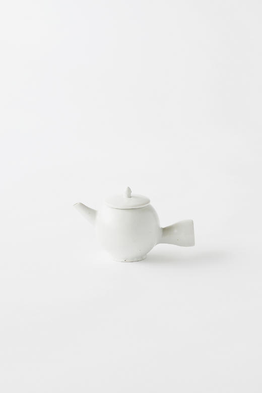 田中茂雄11白瓷｜棒手茶壺 商品图0
