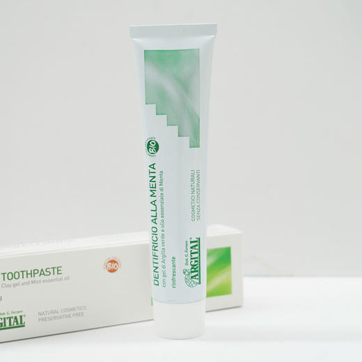 雅琪朵：无氟绿泥薄荷牙膏75ml 清新口气！ 商品图1